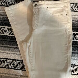 Charter Club White Lexington Straight Leg Jeans